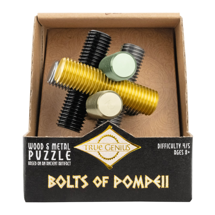 Joc logic IQ din metal cu 6 suruburi - Bolts of Pompeii [8]