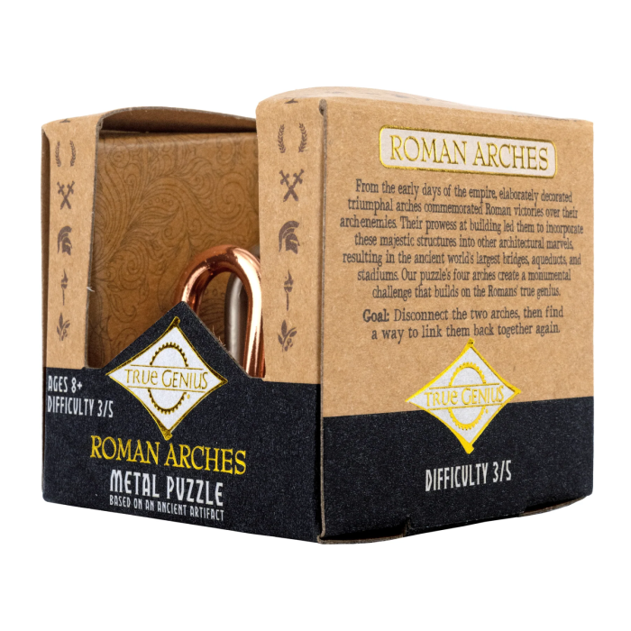 Joc logic IQ din metal - Roman Arches [4]