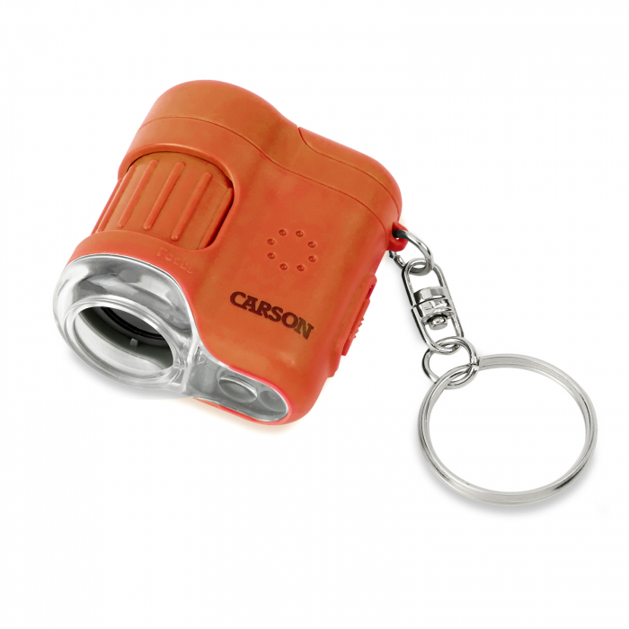 Microscop portabil cu breloc, marire 20x, MicroMini, Orange [2]