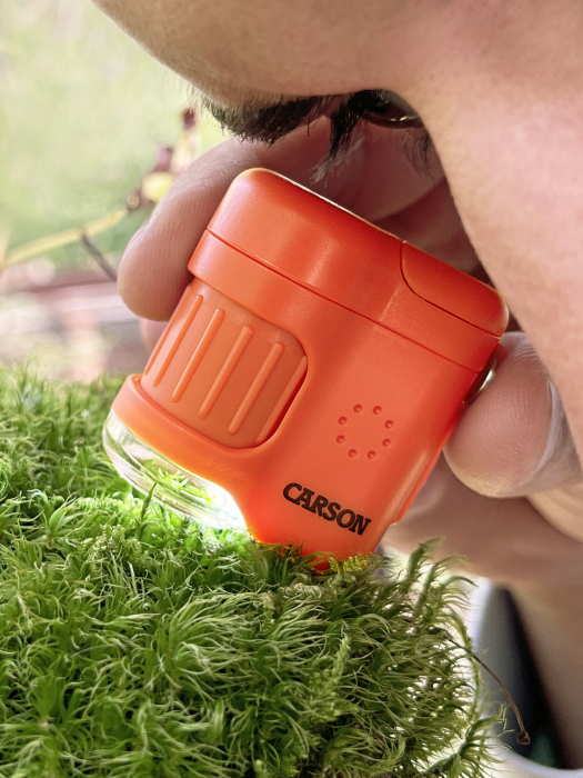 Microscop portabil cu breloc, marire 20x, MicroMini, Orange [4]