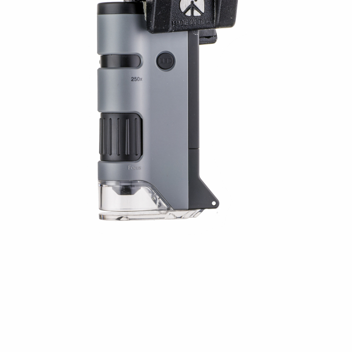 Microscop portabil cu LED si UV, cu adaptor de smartphone, marire 100-250x, MicroFlip [13]