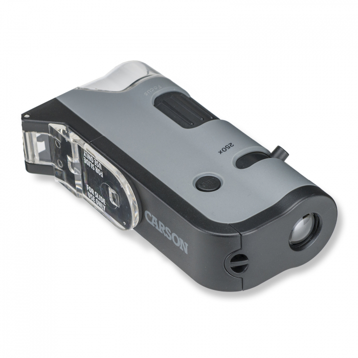 Microscop portabil cu LED si UV, cu adaptor de smartphone, marire 100-250x, MicroFlip [14]