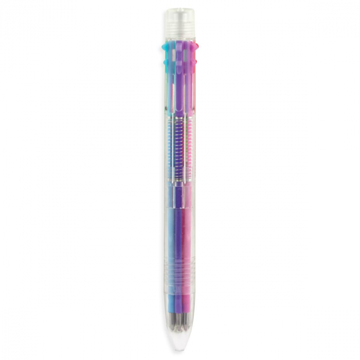 Pix cu gel multicolor cu 6 culori si mecanism retractabil [3]