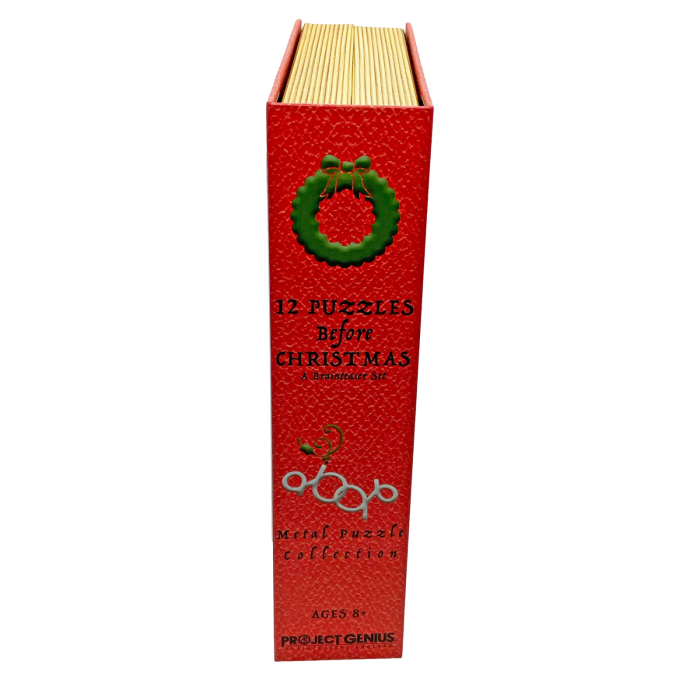 Set 12 jocuri logice IQ din metal de Craciun - Advent 12 Puzzles Before Christmas [8]