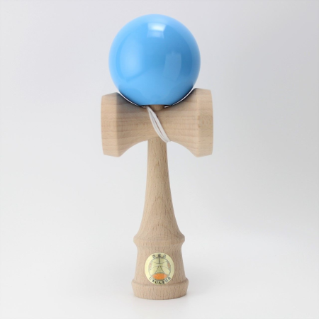 Kendama - Joc de indemanare din lemn Kendama Ozora, 18 cm - Bleu