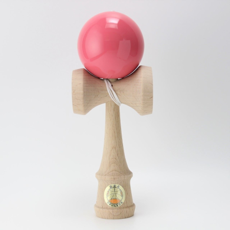 Kendama - Joc de indemanare din lemn Kendama Ozora, 18 cm - Roz