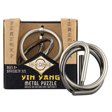 Jocuri IQ - Joc logic IQ din metal - Yin Yang