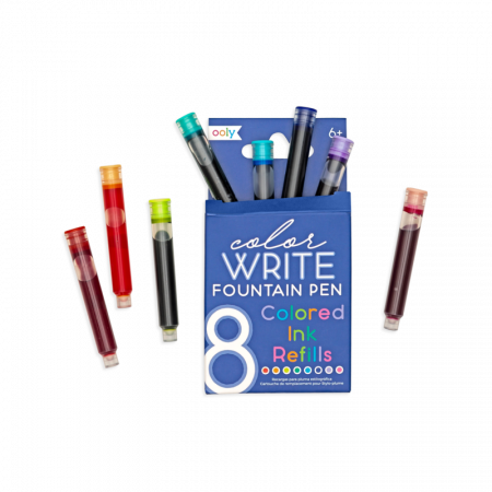 Cute Office - Rezerve Color Write pentru stilouri - set 8 culori