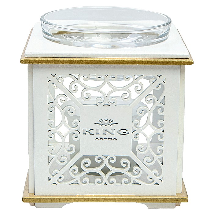 Difuzor aromaterapie Elegance cu lumanare + 3 uleiuri aromaterapie 10 ml [5]