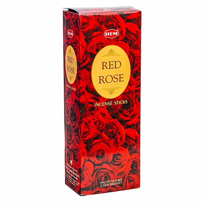 Pachet 120 betisoare parfumate HEM Red Rose si Ulei aromaterapie Rose Kingaroma, 10 ml [4]