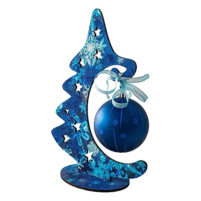 Brad glob mare Albastru [2]