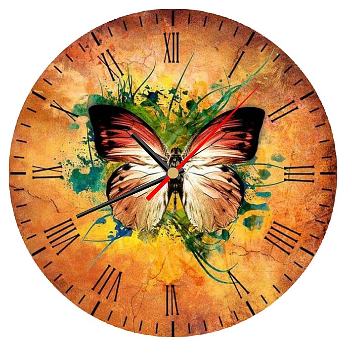 Ceas de perete MDF Fluture [1]