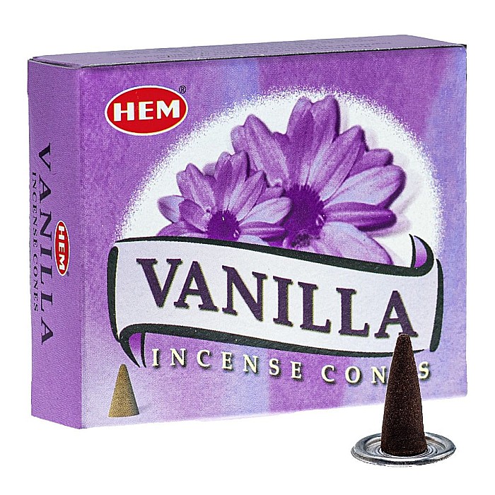 Conuri parfumate HEM, Vanilie 10 buc [1]