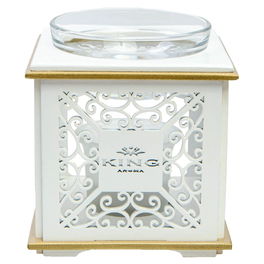 Difuzor aromaterapie Elegance cu lumanare + 3 uleiuri aromaterapie 10 ml [2]