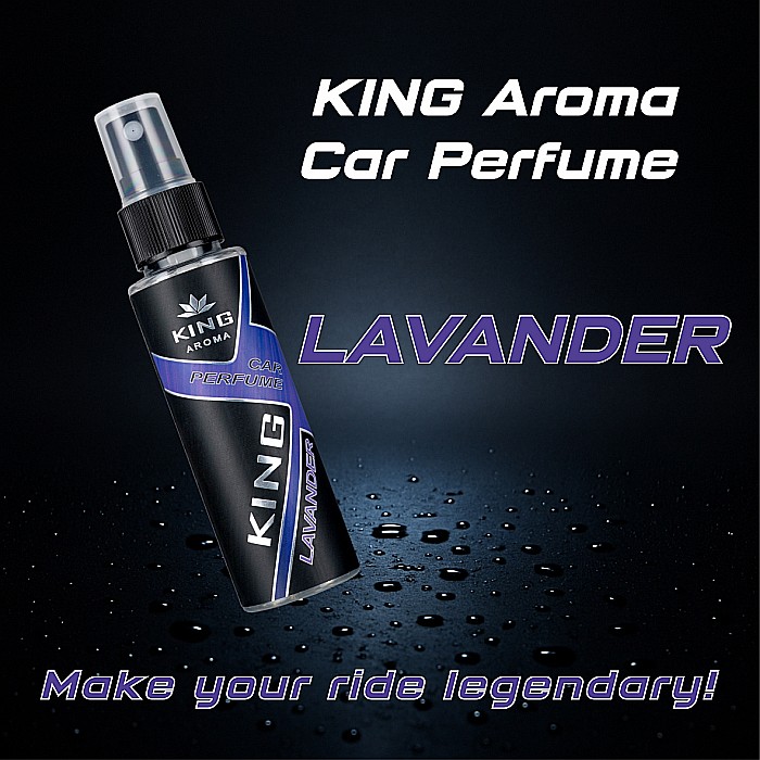 Odorizant auto cu pulverizator Lavandă Kingaroma 50 ml [2]