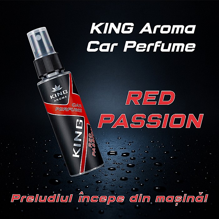 Odorizant auto cu pulverizator Red Passion Kingaroma 50 ml [2]