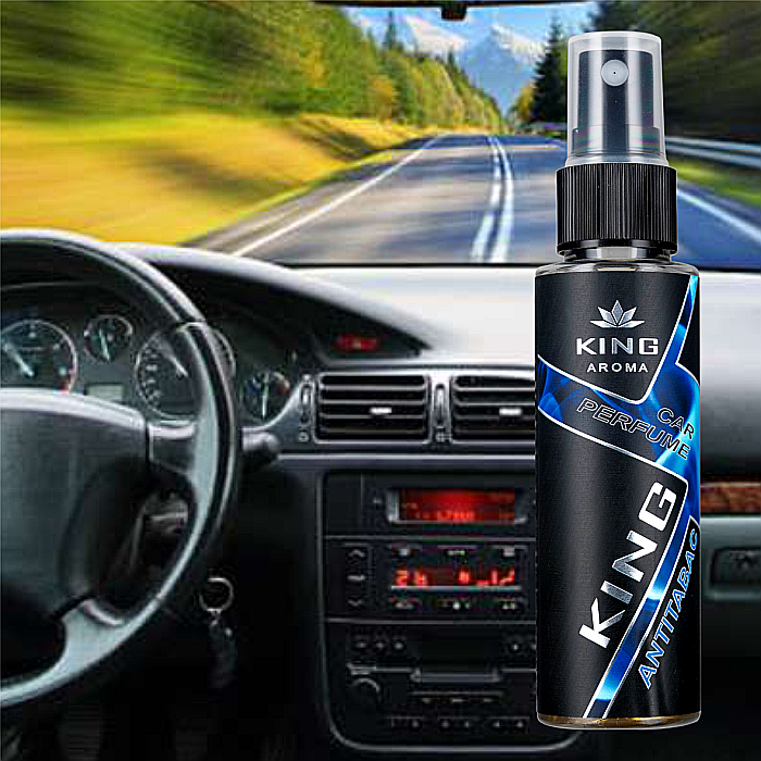 Odorizant auto cu pulverizator Antitabac Kingaroma 50 ml [5]