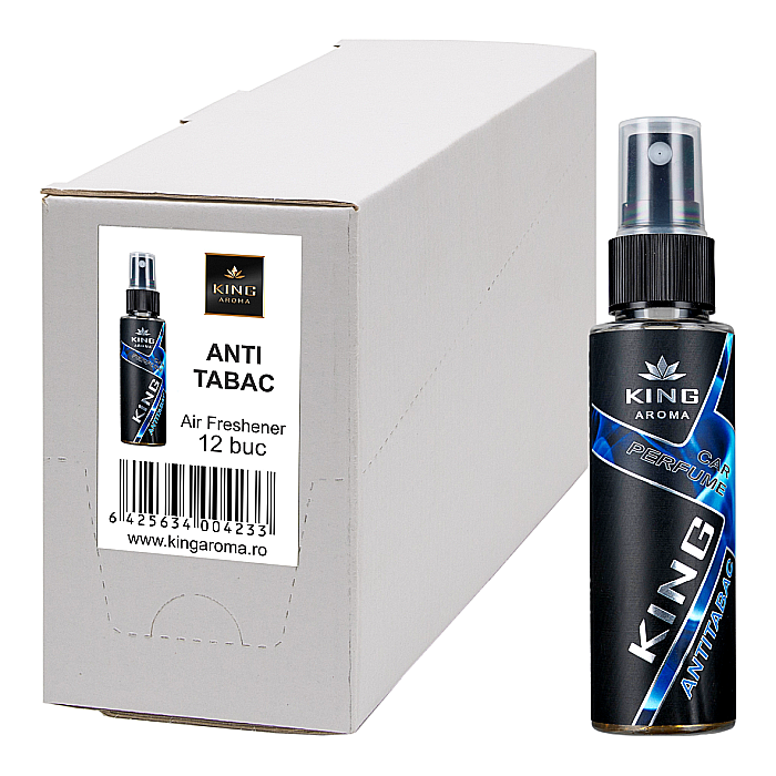 Pachet 12 Odorizante auto Kingaroma, Antitabac, 50 ml [1]