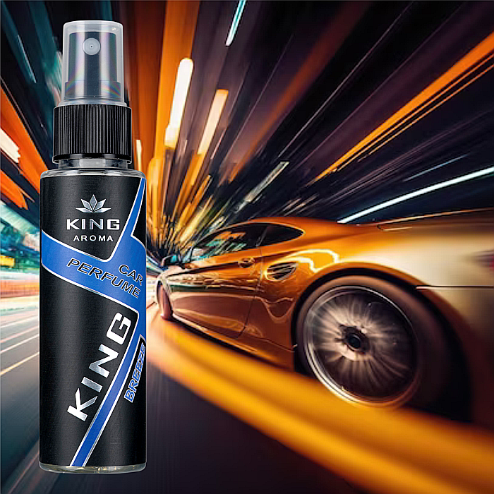 Odorizant auto cu pulverizator Breeze Kingaroma 50 ml [5]