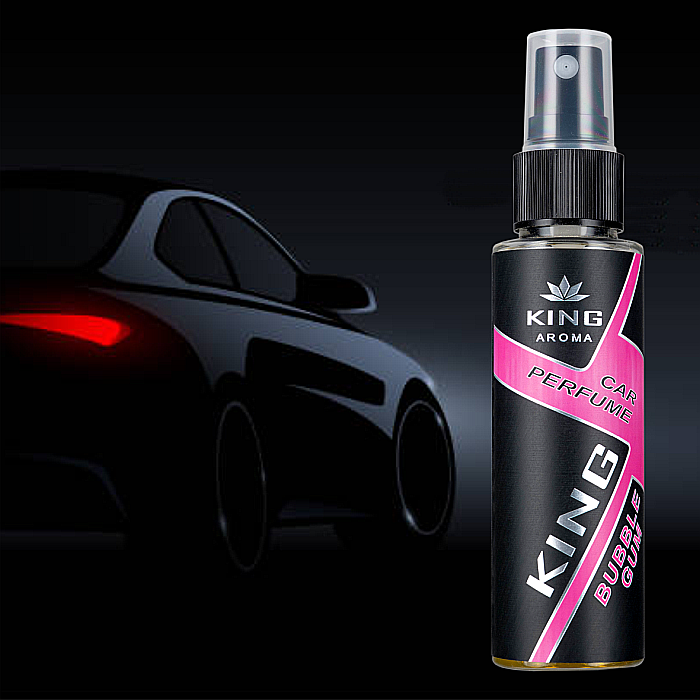 Odorizant auto cu pulverizator Bubble Gum Kingaroma 50 ml [3]