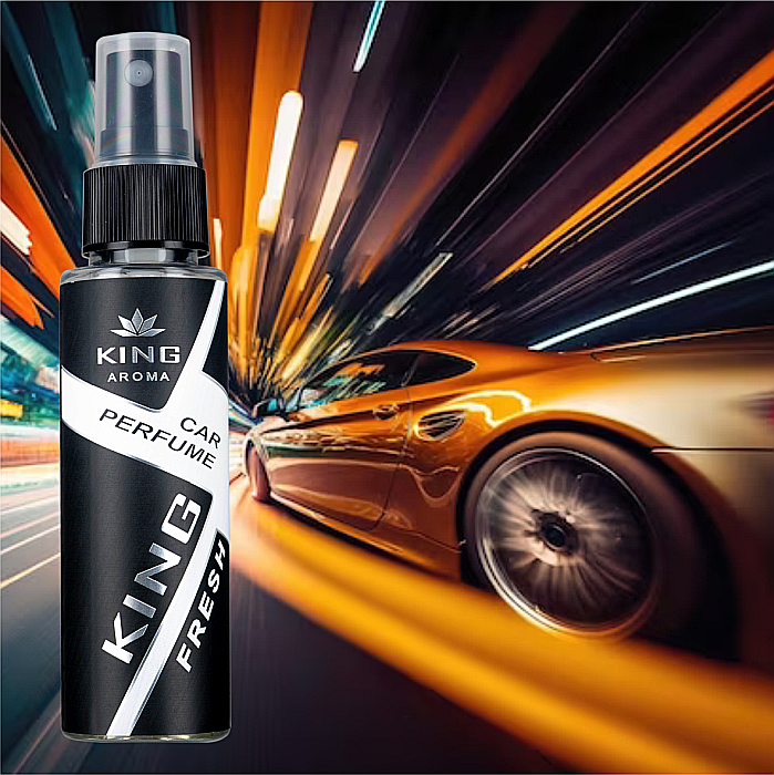 Odorizant auto cu pulverizator Fresh Kingaroma 50 ml [5]