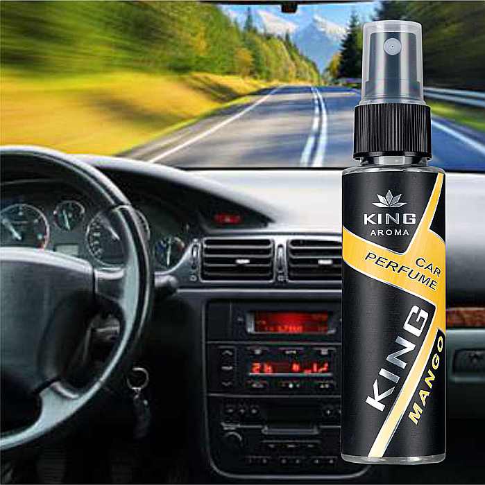 Odorizant auto cu pulverizator Mango Kingaroma 50 ml [4]