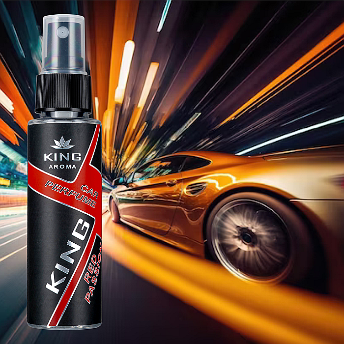 Odorizant auto cu pulverizator Red Passion Kingaroma 50 ml [5]