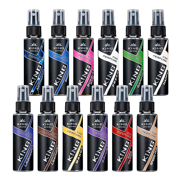 Pachet 100 Odorizante auto Kingaroma, Diverse arome, 100 x 50 ml [2]