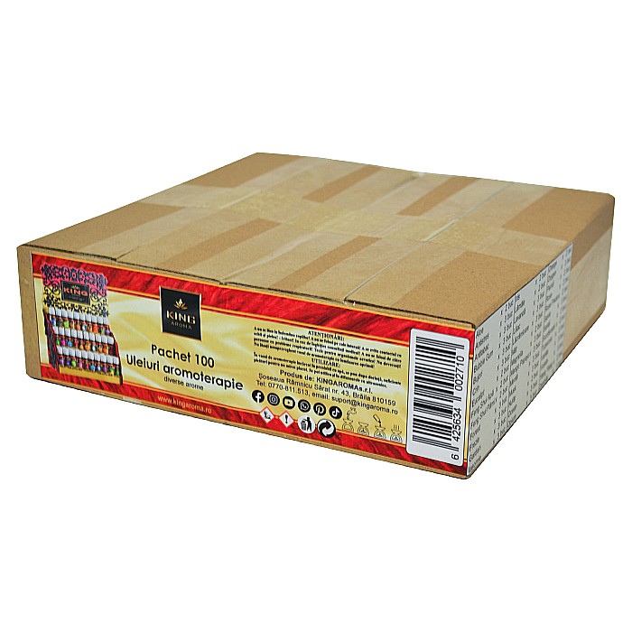 Pachet 100 uleiuri aromaterapie, diverse arome, Kingaroma, 100 x 10 ml [3]