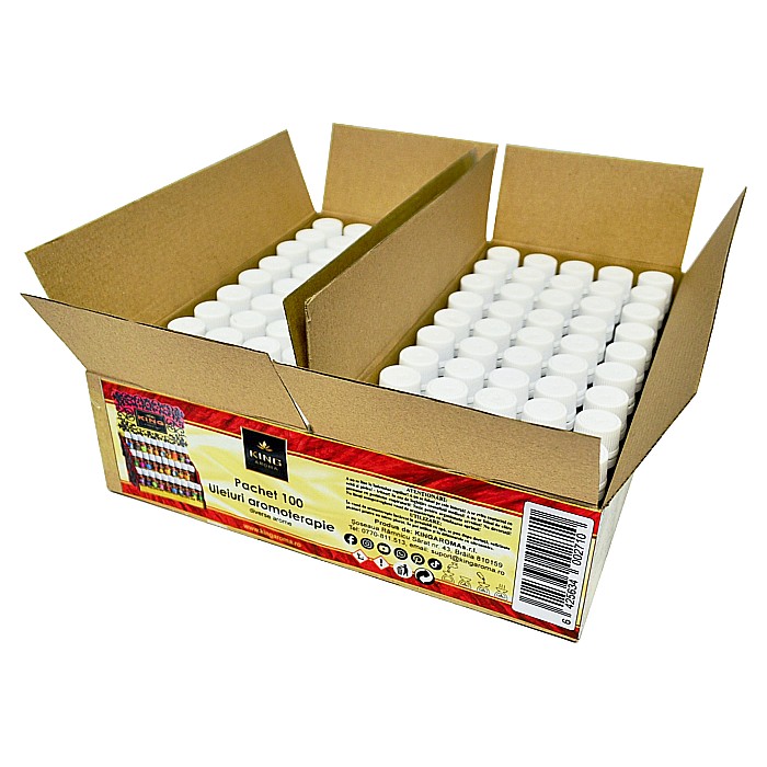 Pachet 100 uleiuri aromaterapie, diverse arome, Kingaroma, 100 x 10 ml [2]