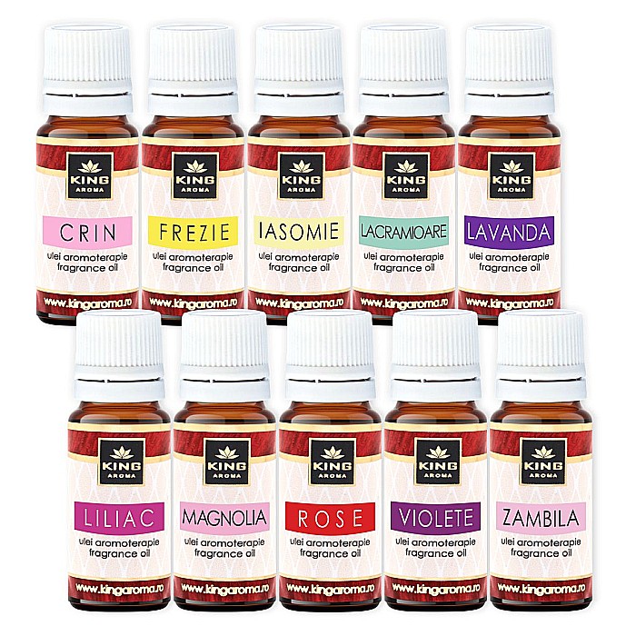 Pachet 30 buc ulei parfumat aromaterapie FLORAL, Kingaroma [4]