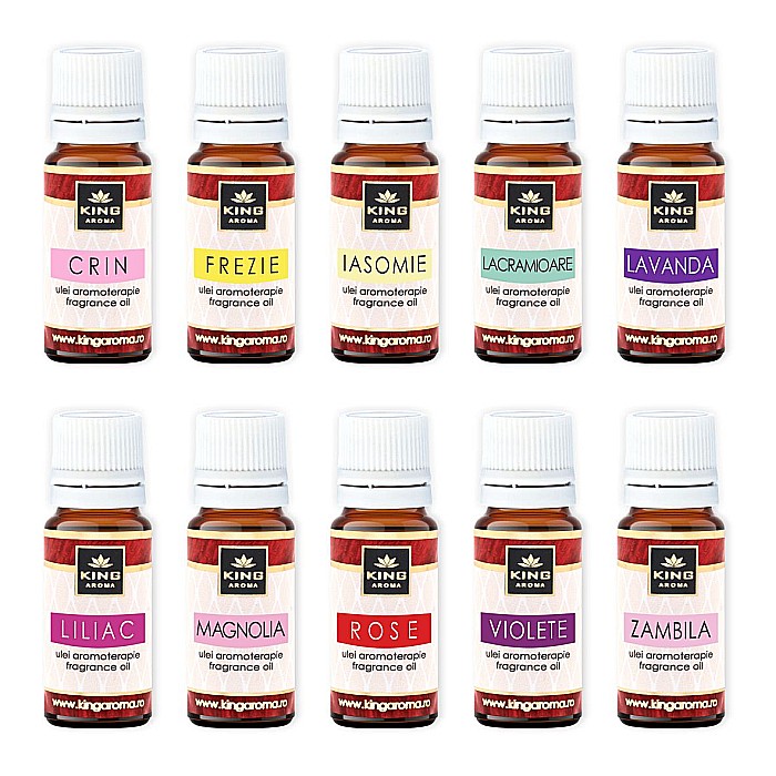 Pachet 30 buc ulei parfumat aromaterapie FLORAL, Kingaroma [3]