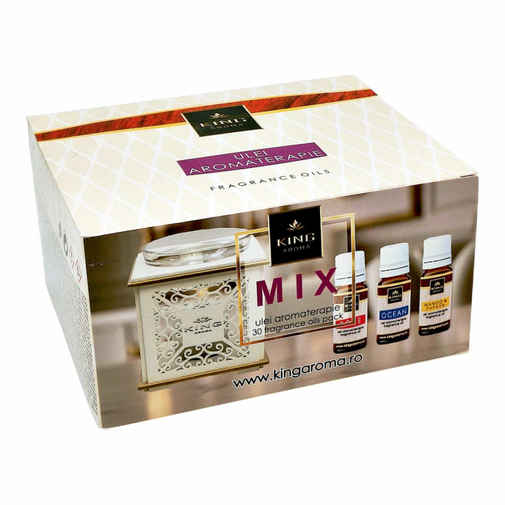 Pachet 30 Uleiuri Parfumate Aromaterapie SUMMER, KING Aroma – Mix Vibrant de Vară, Fabricat în România (10 Arome x 3 Bucăți) [2]
