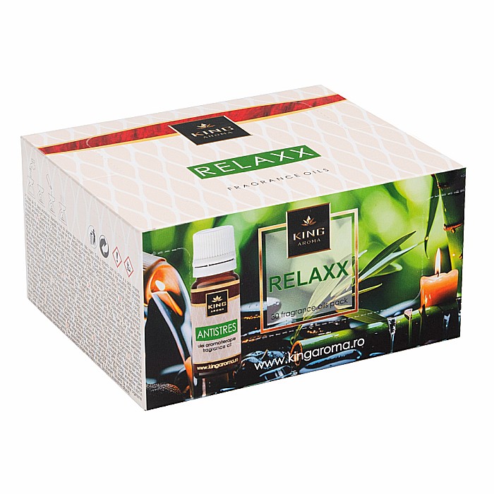 Pachet 30 buc ulei parfumat aromaterapie RELAXX, Kingaroma [2]