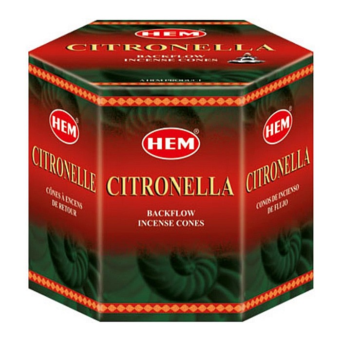 Pachet 40 Conuri parfumate Backflow HEM Citronella si Ulei aromaterapie Citronella Kingaroma, 10 ml [3]