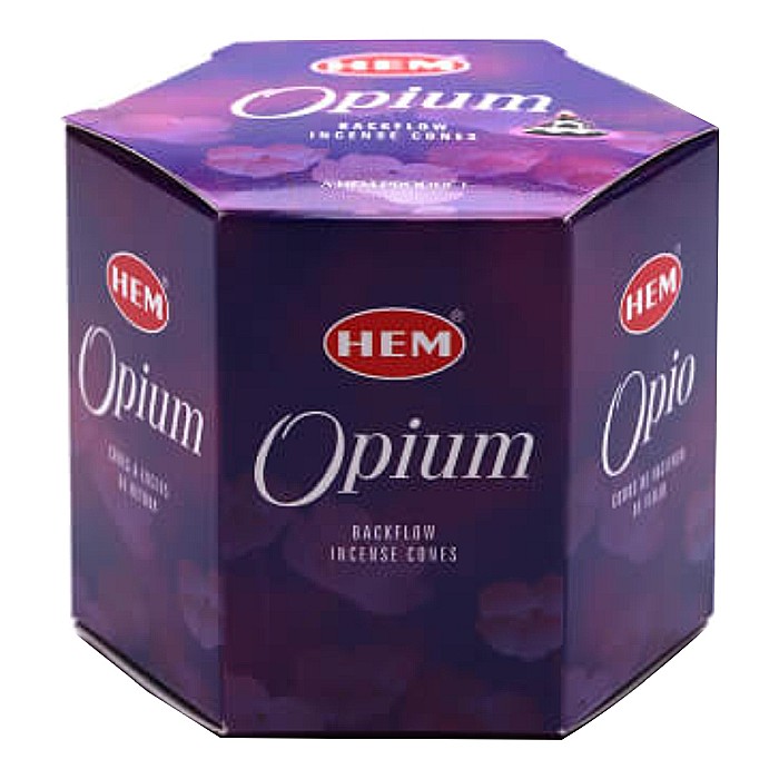 Pachet 40 Conuri parfumate Backflow HEM Opium si Ulei aromaterapie Opium Kingaroma, 10 ml [3]