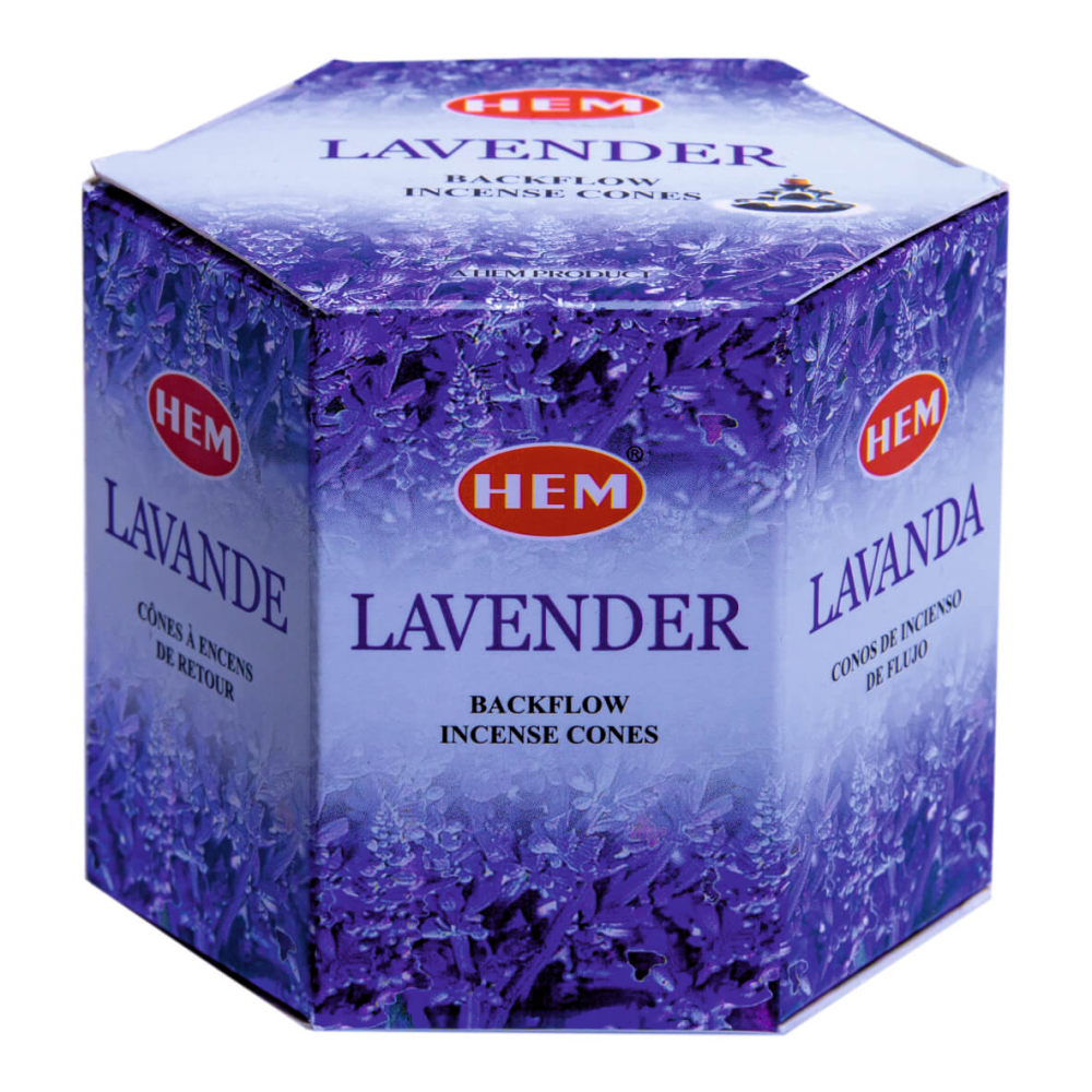 Pachet Promo: 40 Conuri Parfumate Backflow HEM Lavandă + Ulei Aromaterapie Lavandă KING Aroma, 10ml [2]