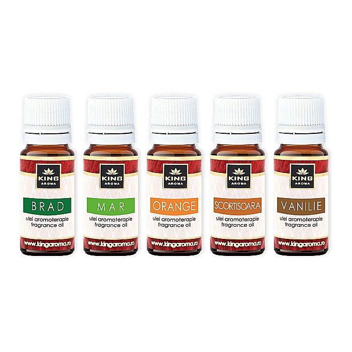 Pachet 5 uleiuri parfumate aromaterapie, CRACIUN, Kingaroma [2]