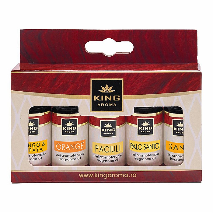 Pachet 5 uleiuri parfumate aromaterapie, EXOTIC, Kingaroma [1]