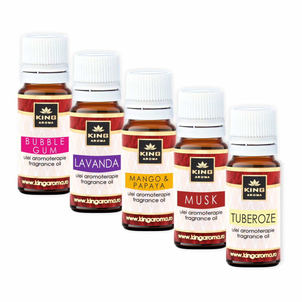 Pachet 5 uleiuri parfumate aromaterapie, HAPPY, Kingaroma – Vibrații Pozitive, Energie și Răsfăț Senzual [4]
