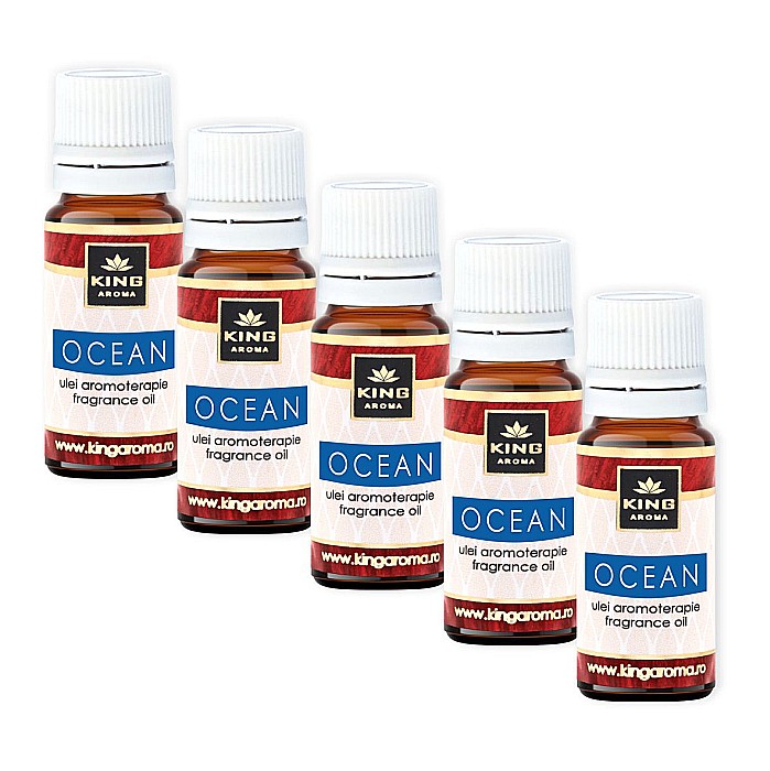 Pachet 5 uleiuri parfumate aromaterapie, OCEAN, Kingaroma [3]