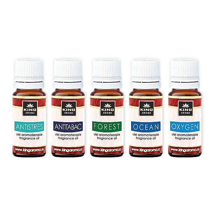 Pachet 5 uleiuri parfumate aromaterapie, RELAX, Kingaroma [2]