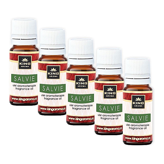 Pachet 5 uleiuri parfumate aromaterapie, SALVIE, Kingaroma [3]