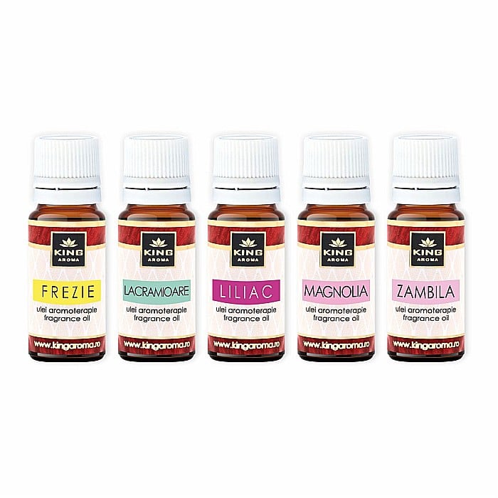 Pachet 5 uleiuri parfumate aromaterapie, SPRING, Kingaroma [2]