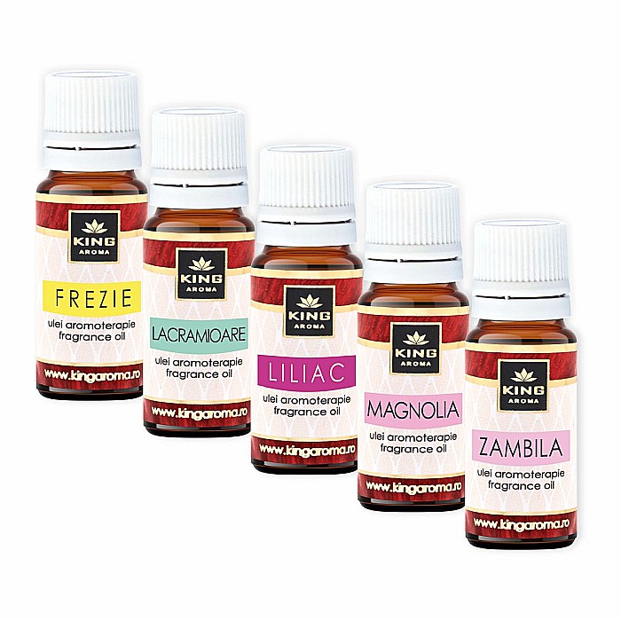 Pachet 5 uleiuri parfumate aromaterapie, SPRING, Kingaroma [3]
