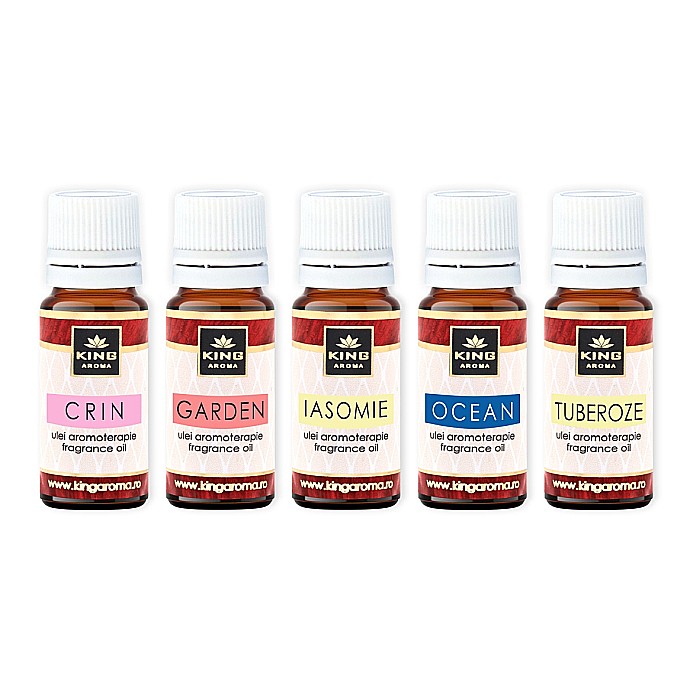 Pachet 5 uleiuri parfumate aromaterapie, SUMMER, Kingaroma [2]