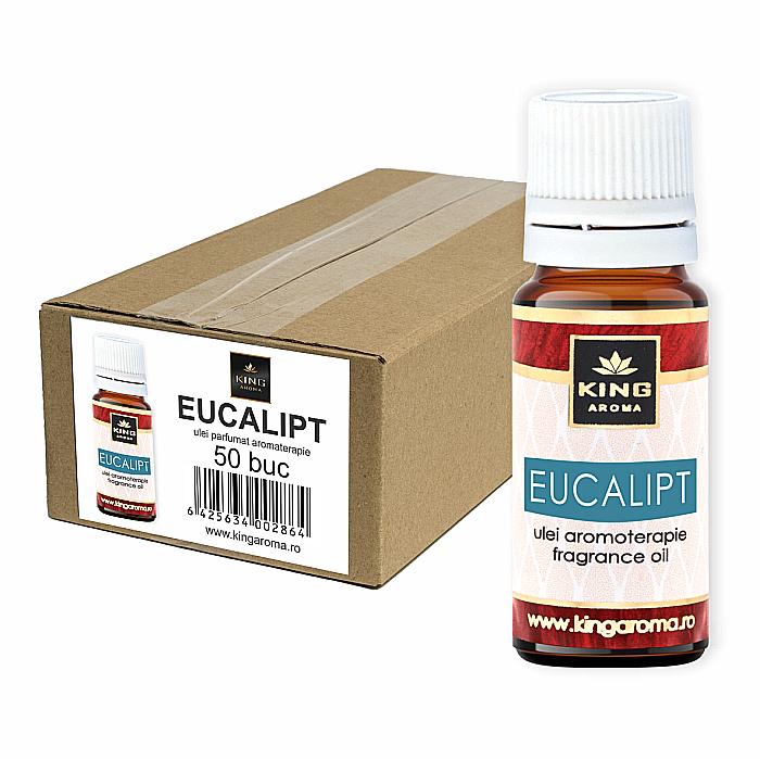 Pachet 50 uleiuri parfumate aromaterapie, EUCALIPT, Kingaroma, 10 ml [1]