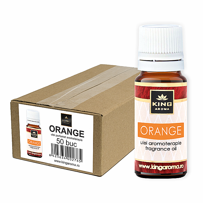 Pachet 50 uleiuri parfumate aromaterapie, ORANGE, Kingaroma, 10 ml [1]