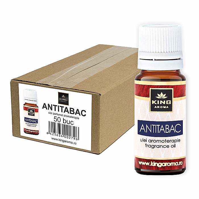 Pachet 50 uleiuri parfumate aromaterapie, ANTITABAC, Kingaroma, 10 ml [1]