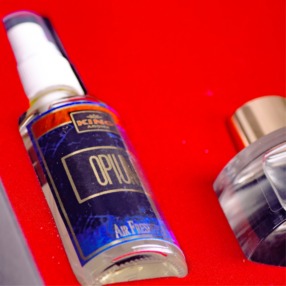 Pachet Cadou Karoma – Parfum Rufe Ocean & Set Odorizante Opium & Cool [5]